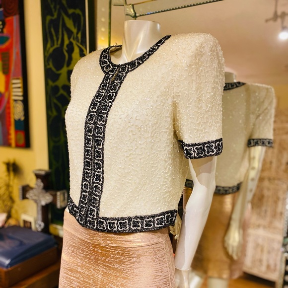 Laurence Kazar Vintage Top - Picture 5 of 14